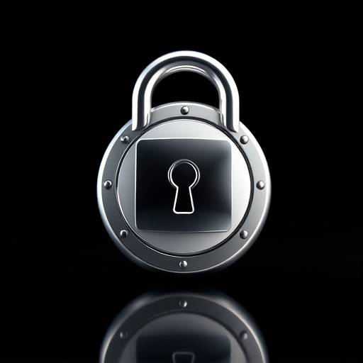 Lock icon representing data security